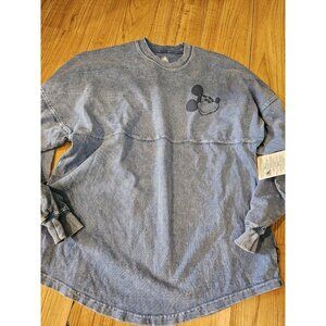 Disney Parks Mickey Mouse Denim Spirit Jersey Chicago Blue Size XS